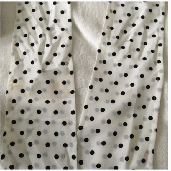 kate spade white black cabana dot jumpsuit 10 *PLEASE READ* - Picture 15 of 16